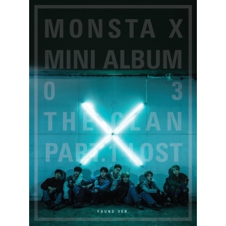 MONSTA X - THE CLAN 2.5 PART.1 LOST (3RD MINI ALBUM) FOUND VER. Koreapopstore.com