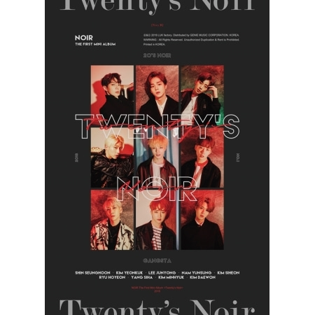 NOIR - TWENTY&#039;S NOIR (1ST MINI ALBUM) Koreapopstore.com