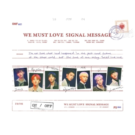 ONF - WE MUST LOVE (3RD MINI ALBUM) Koreapopstore.com